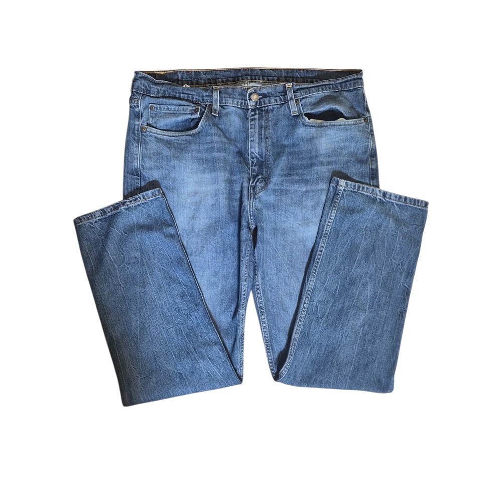 Levis 514 Straight Fit Jeans Mens 38x30 Blue Medium Wash Denim Pants
